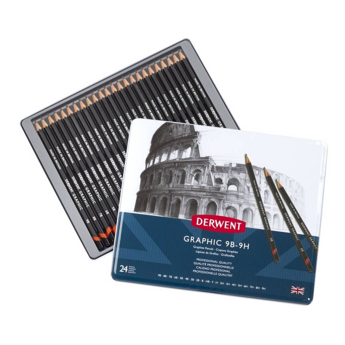 Derwent Graphic Pencil Set 24 Pieces