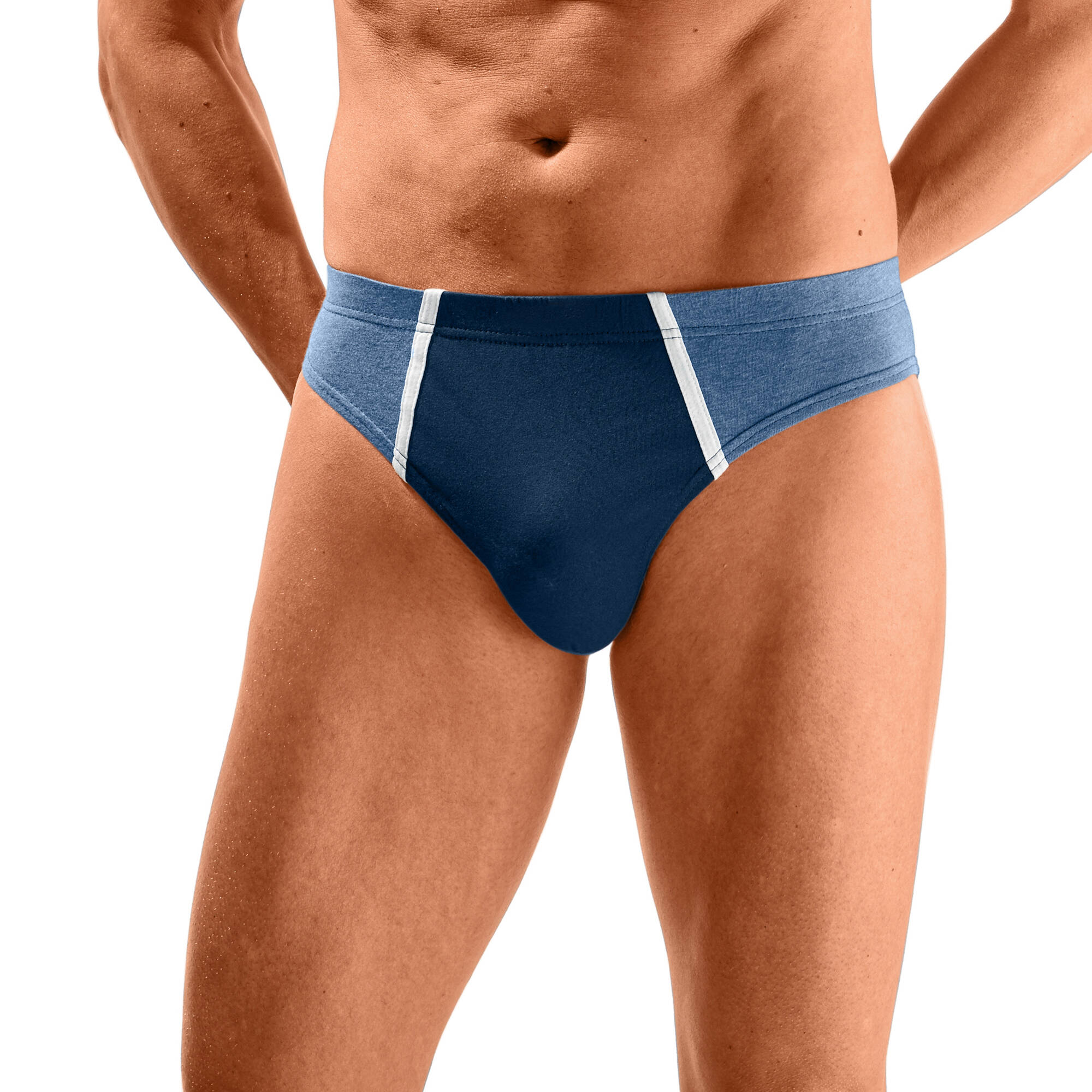Slip fermé taille basse - lot de 8 assortis