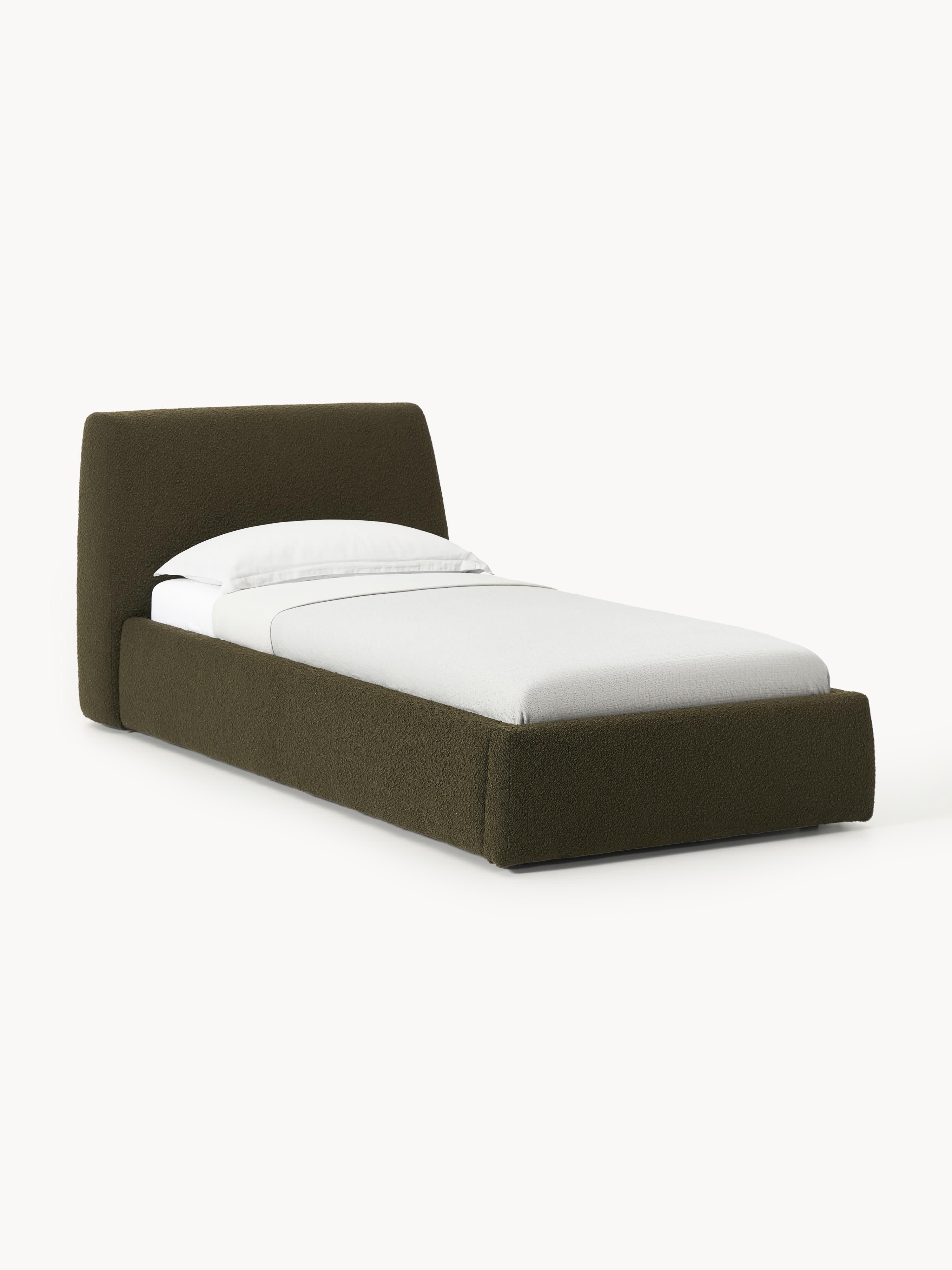 Bouclé-Einzelbett Cloud