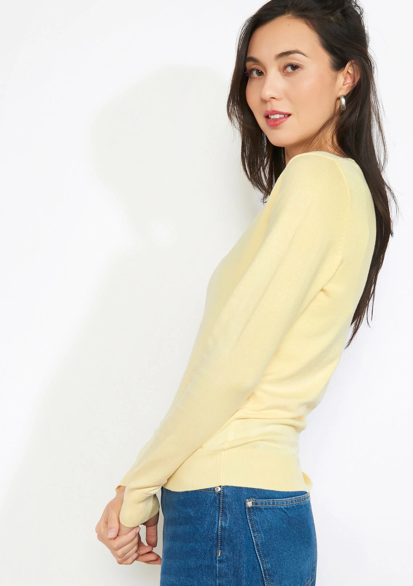 Fijne ronde hals trui