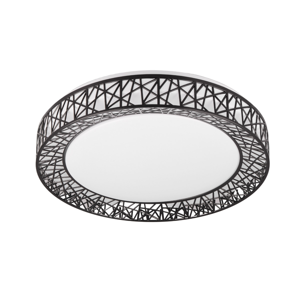 Plafon CLUSTER z pilotem okrągły czarno-biały LED 1x40W 48cm 4300lm IP20 RL