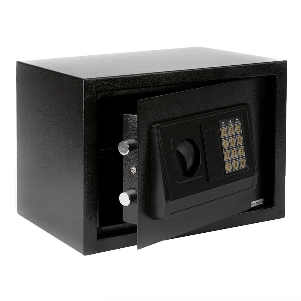 Electronic Safe Box Digital Security Keypad Lock Black - N/A