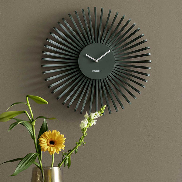 Horloge murale en métal Polo - 48 x 7.5 Type: Horloge et pendule