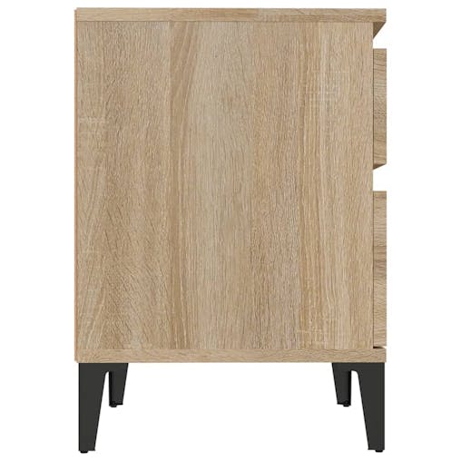 NNEVL Bedside Cabinet Sonoma Oak 40x35x50 cm