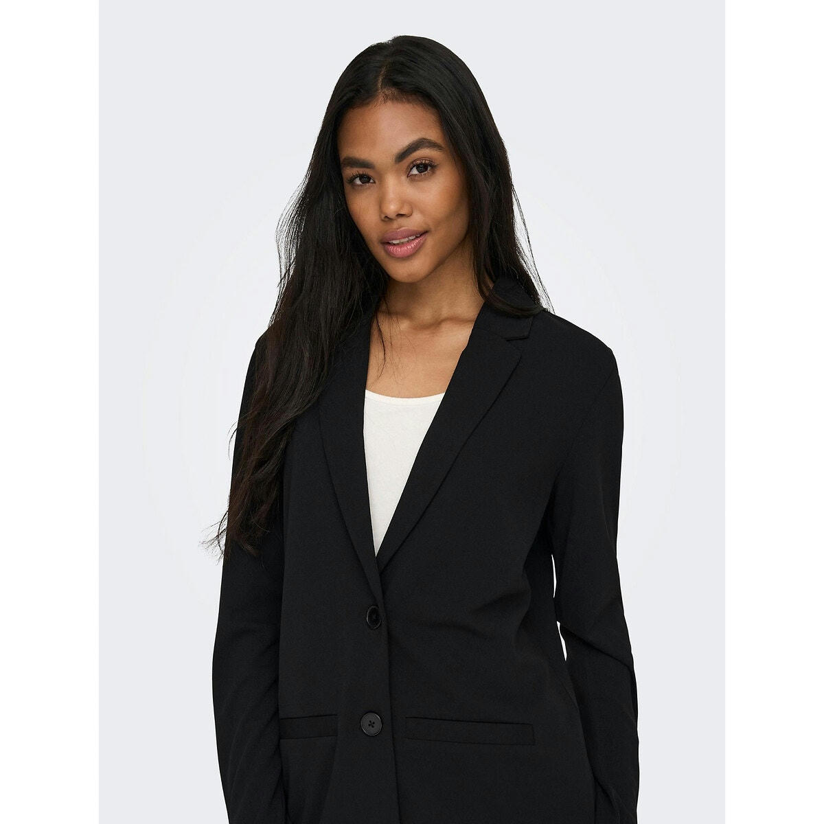 Blazer long, boutonné