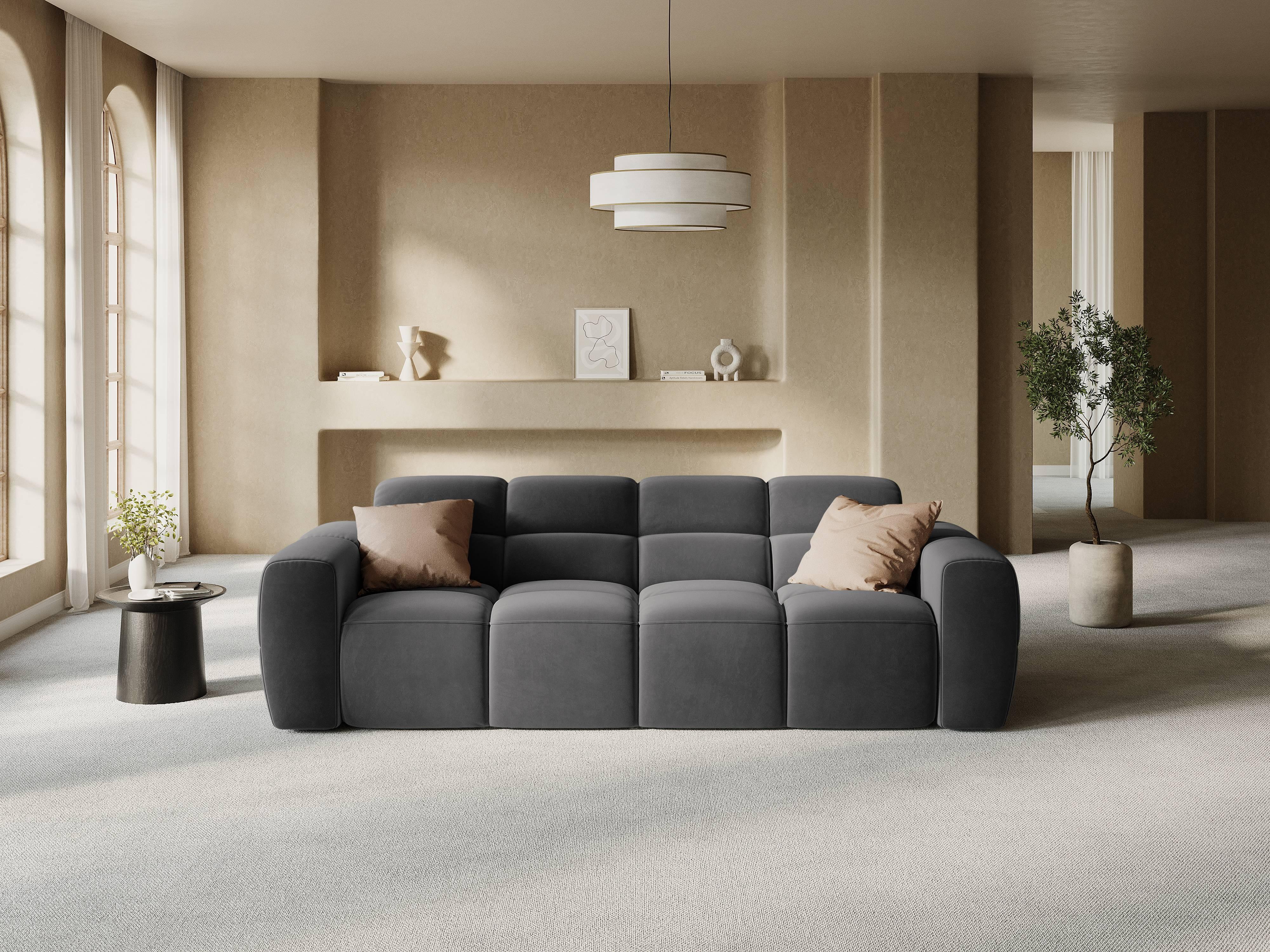 4-zitsbank Lisa velvet
