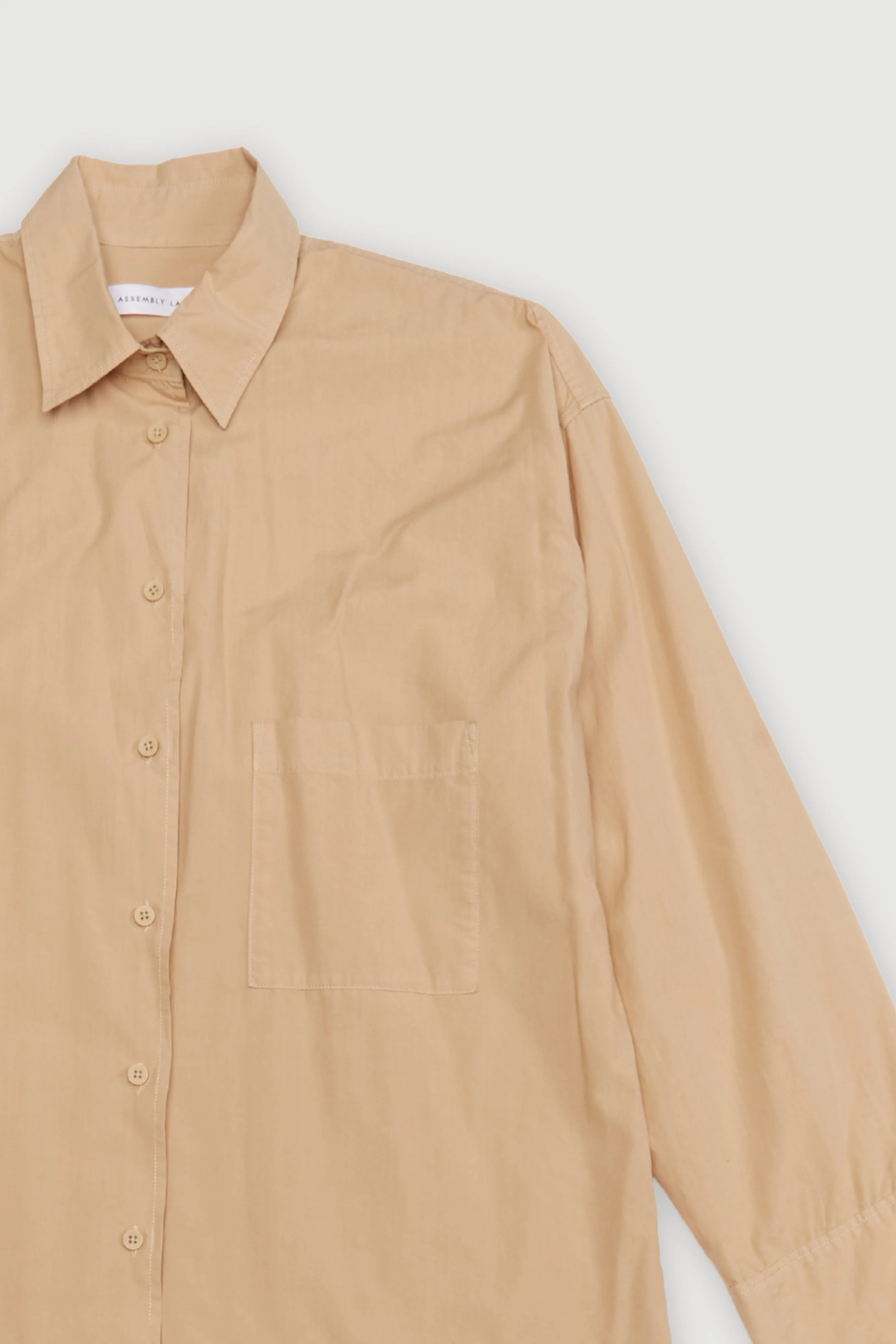 Re-Worn Womens Cotton Long Sleeve Shirt