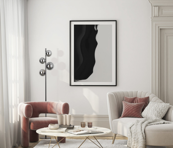 Lampa podłogowa czarna dymiona CANELLO 4xG9x20W wym:160x31x31cm Italux