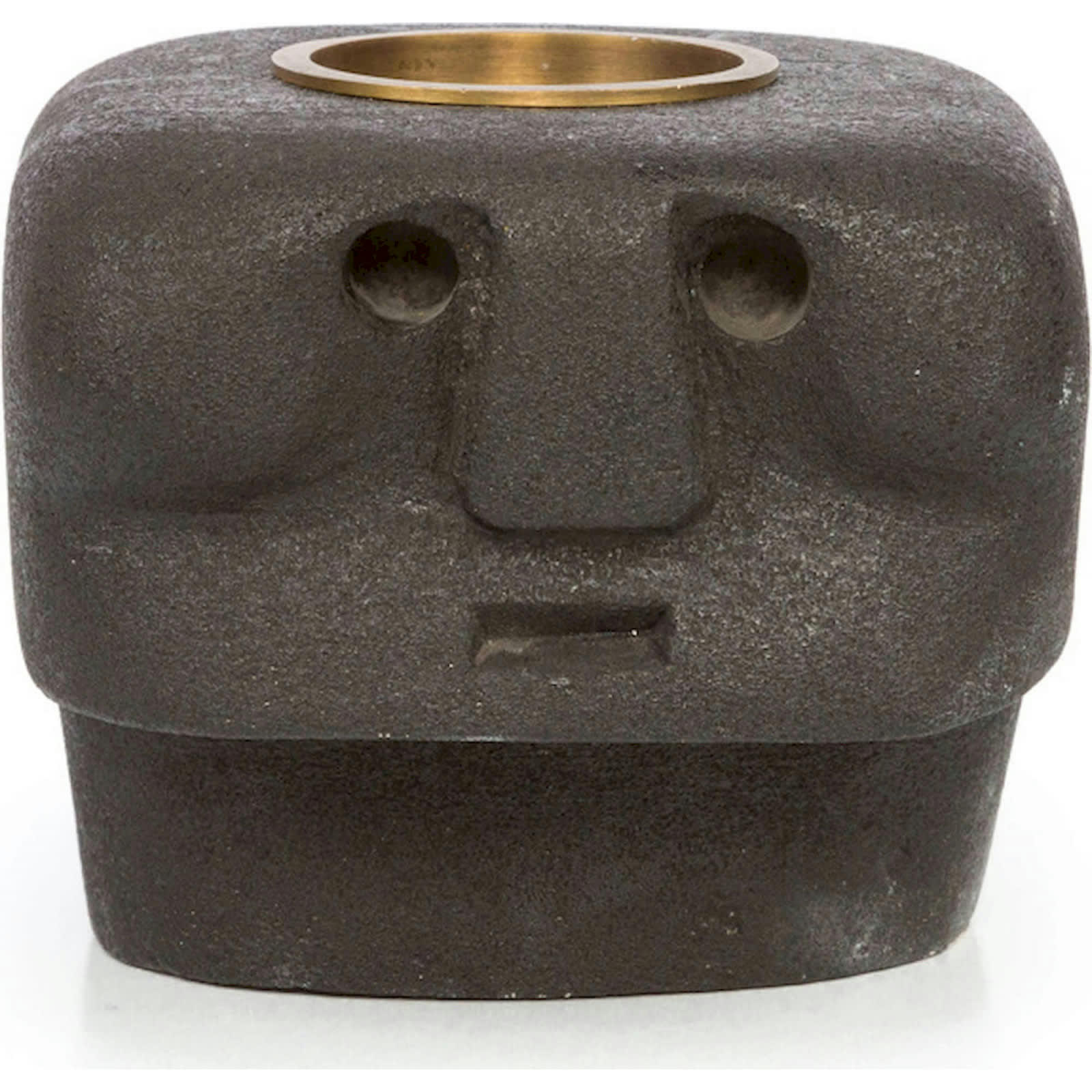 BALI BAZAR - Bougeoir Grès Noir