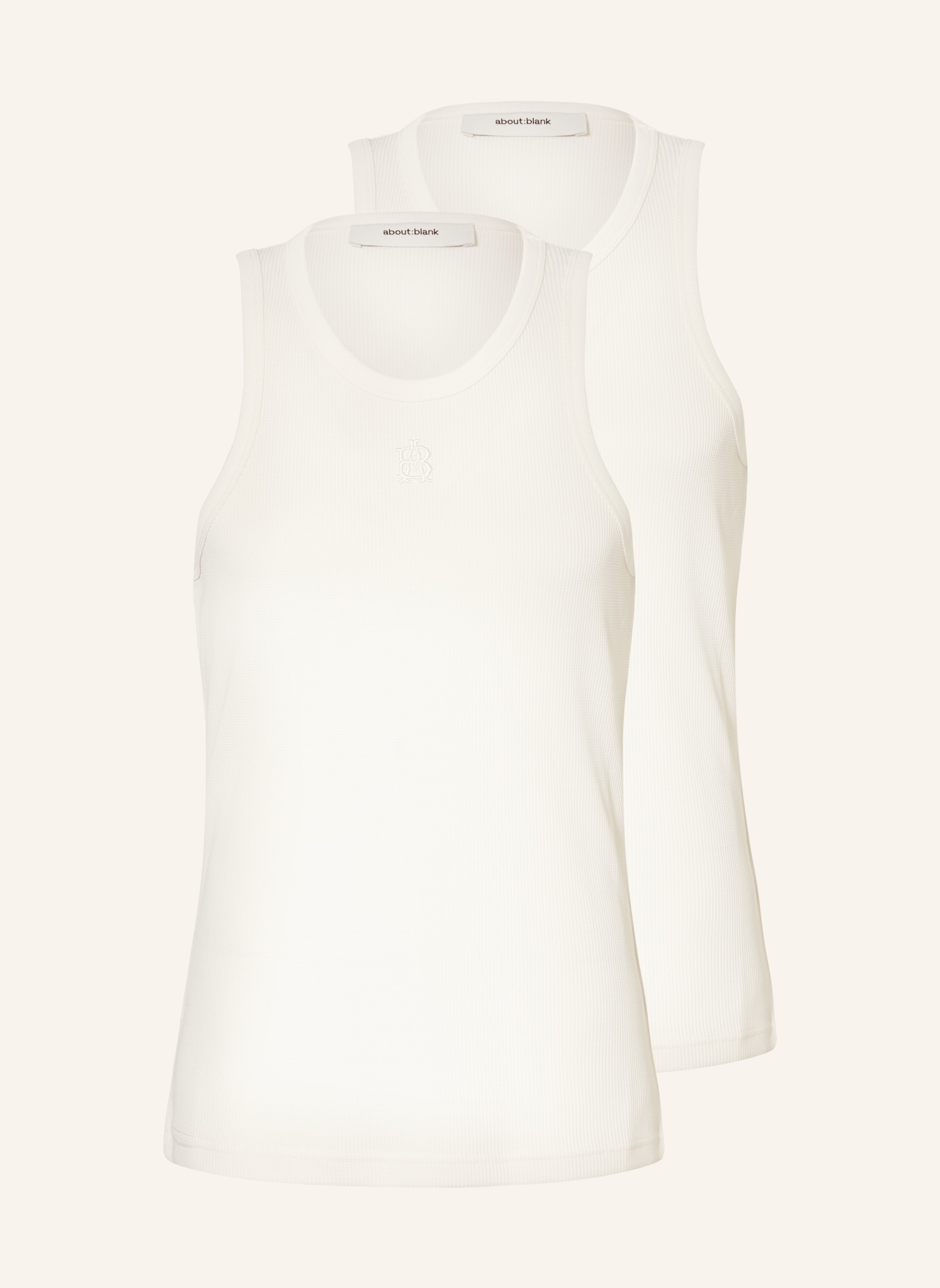 about:blank 2er-Pack Tanktops