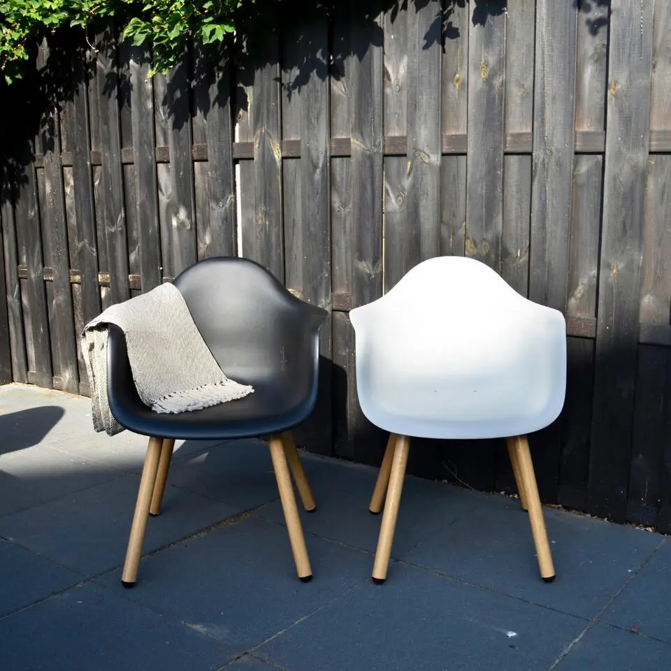 Les - Montreux tuinstoel wit/naturel