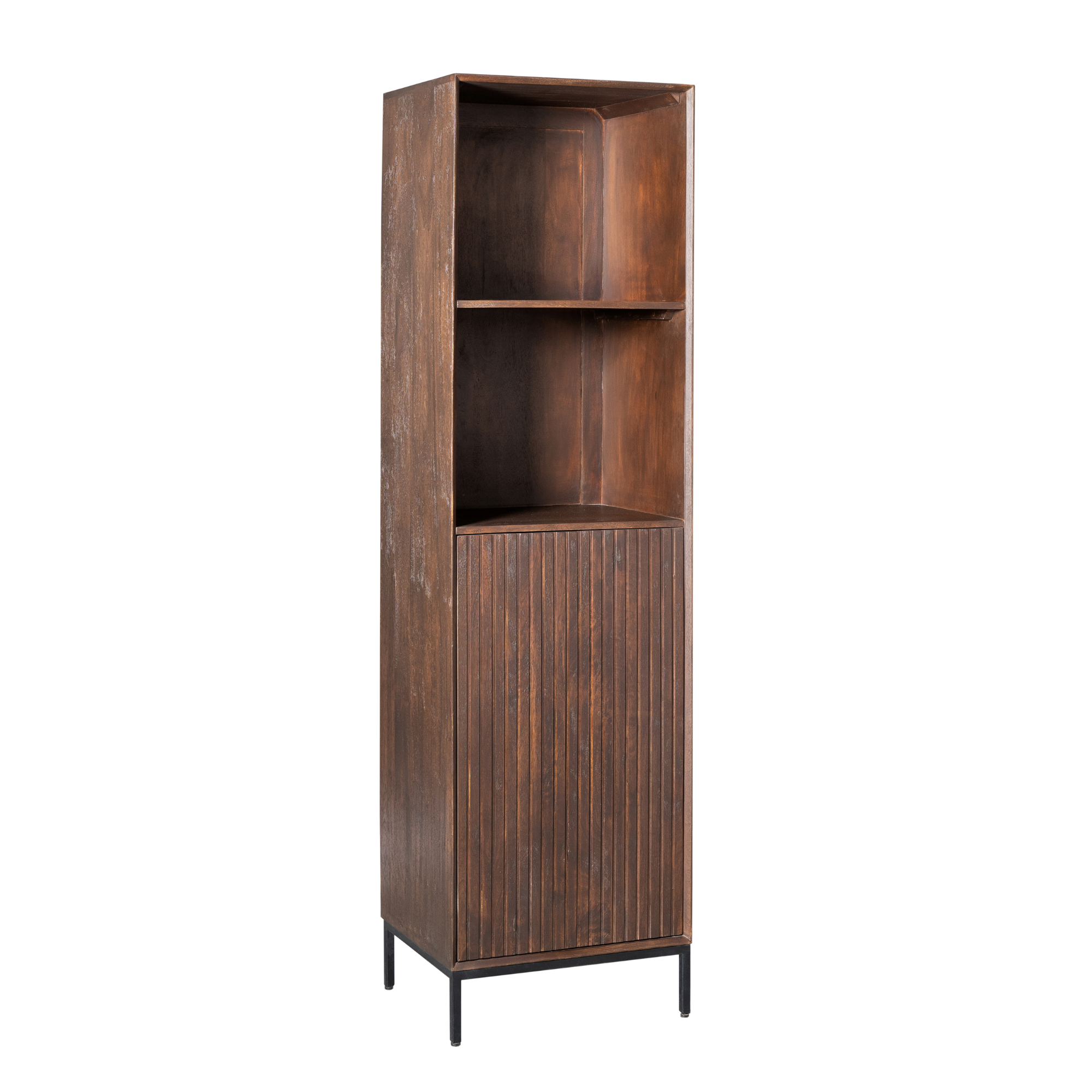 Starfurn boekenkast Madison - bruin - 45x55x200cm