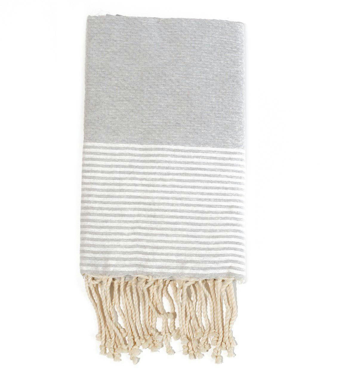 - Fouta en coton tissage nid d
