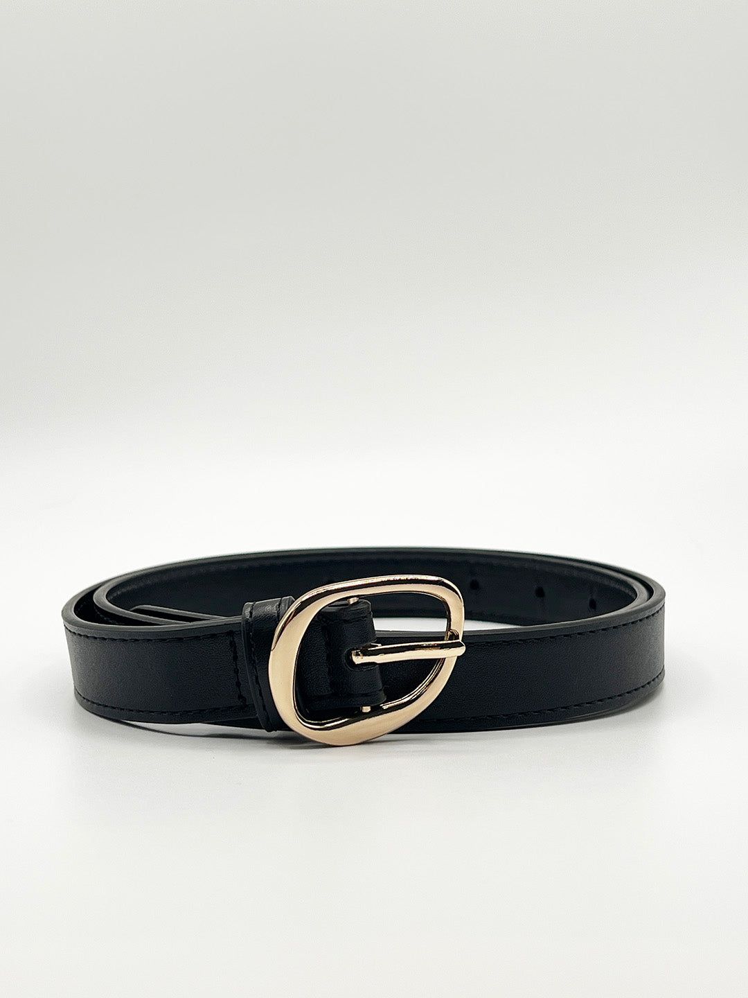 SVNX Oval Gold Buckle Belt