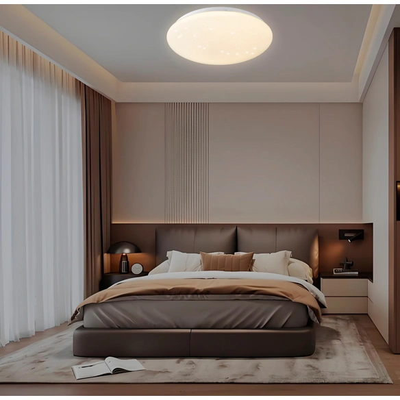 LED-Deckenleuchte »Pereola Effekt«, Sterneneffekt, 12 W, 1200 lm, 4000K, weiß