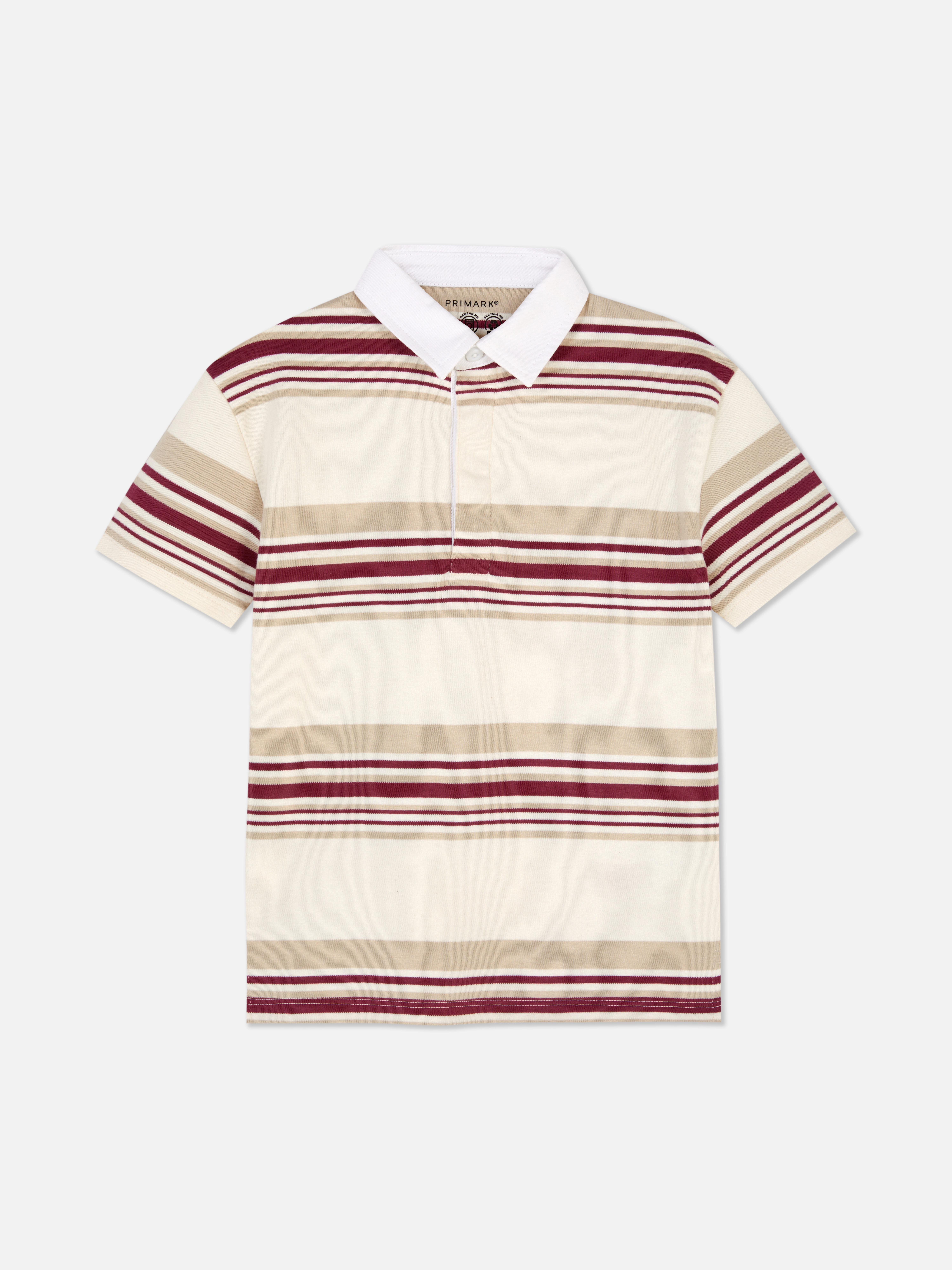 1.5-8yrs | Stripe Rugby Polo Shirt