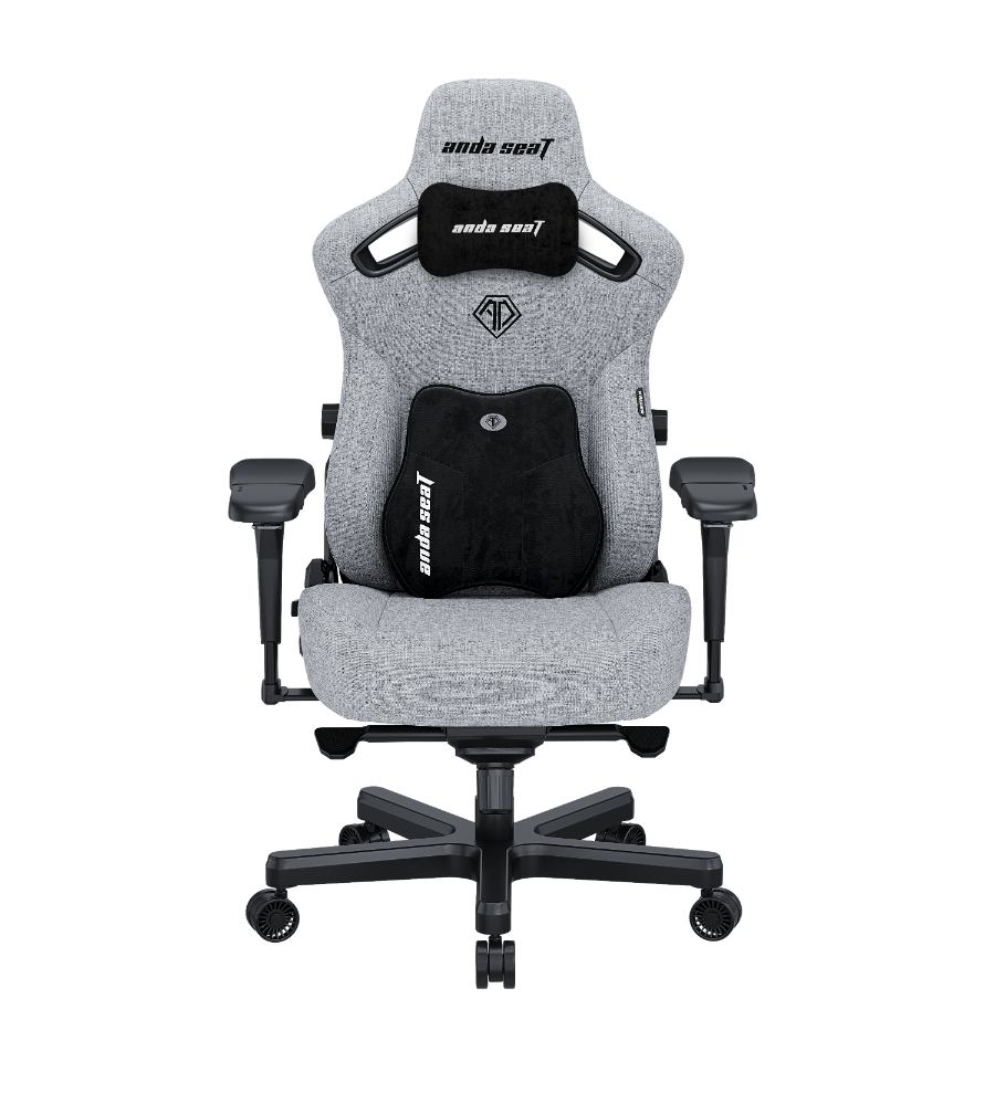 Fotel gamingowy Kaiser 3 PRO XL Anda Seat materiałowy szary