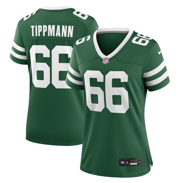 Joe Tippmann New York Jets Nike Women's Team Game Jersey - Legacy Green