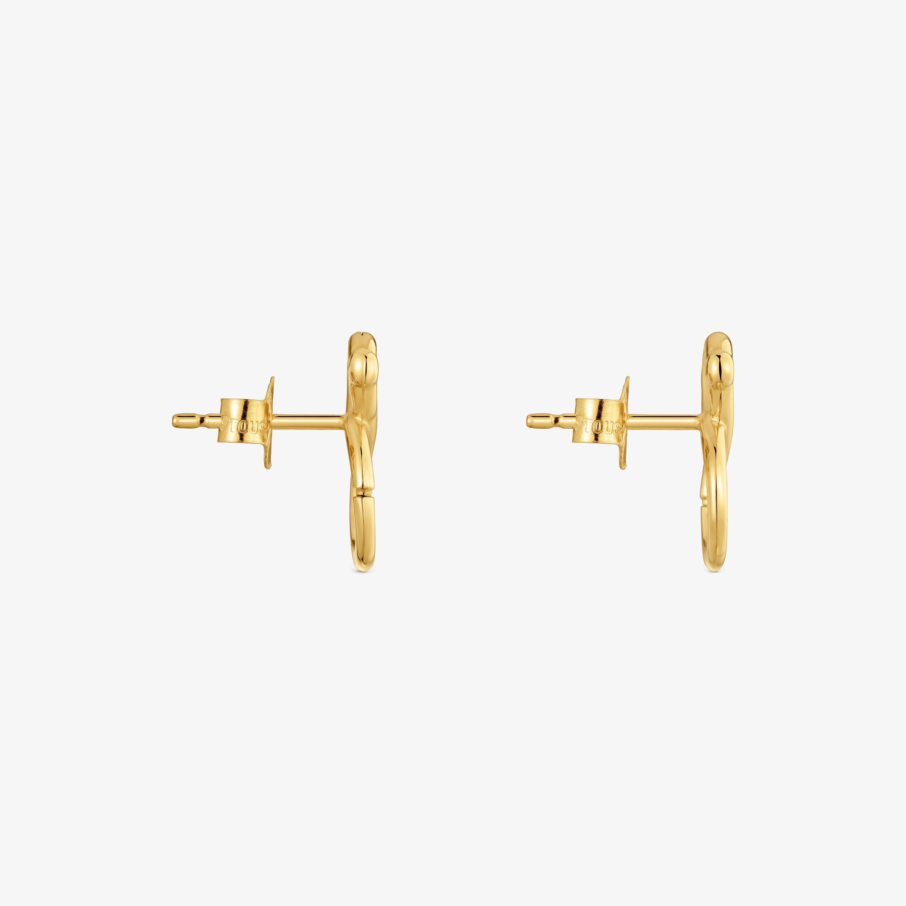 Pendientes de oro 9 kt motivo oso 14 mm TOUS Infinity