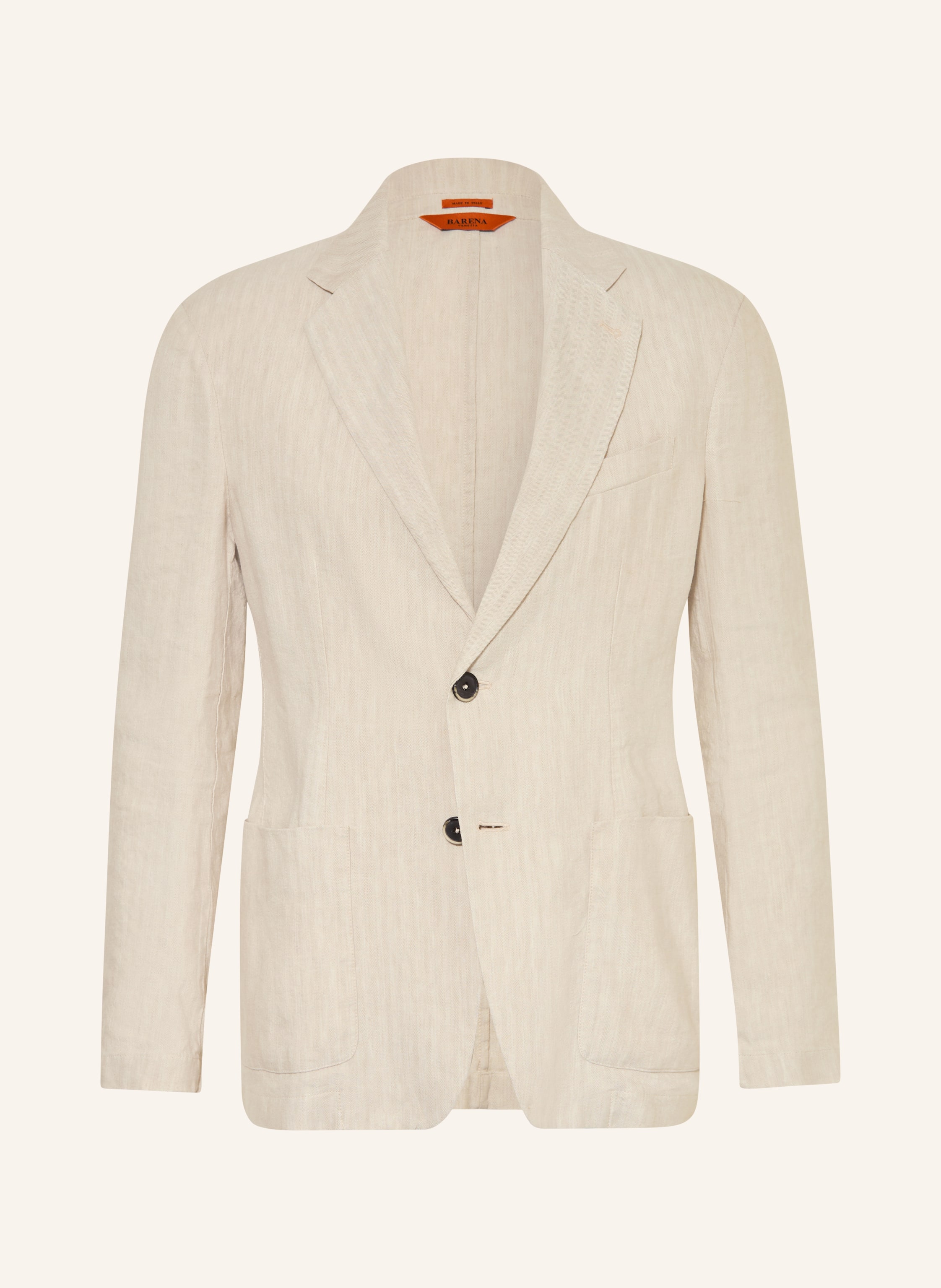 BARENA VENEZIA Anzugssakko GIACCA BORGO Slim Fit mit Leinen