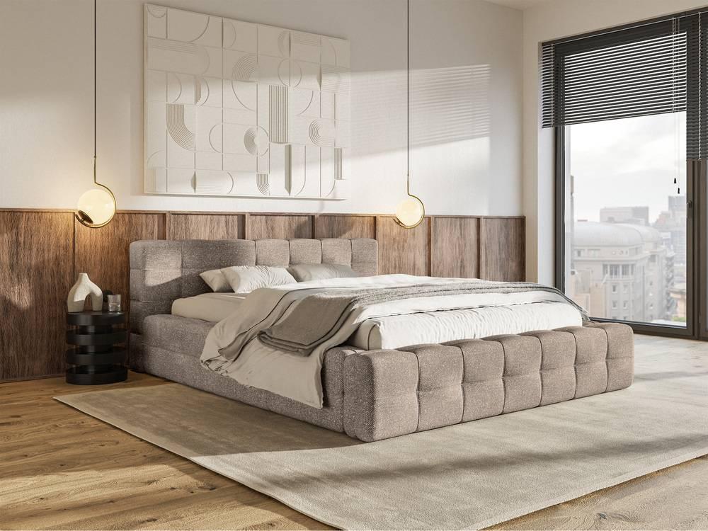 Tilly bedframe chenille met opbergruimte 140 x 200 cm