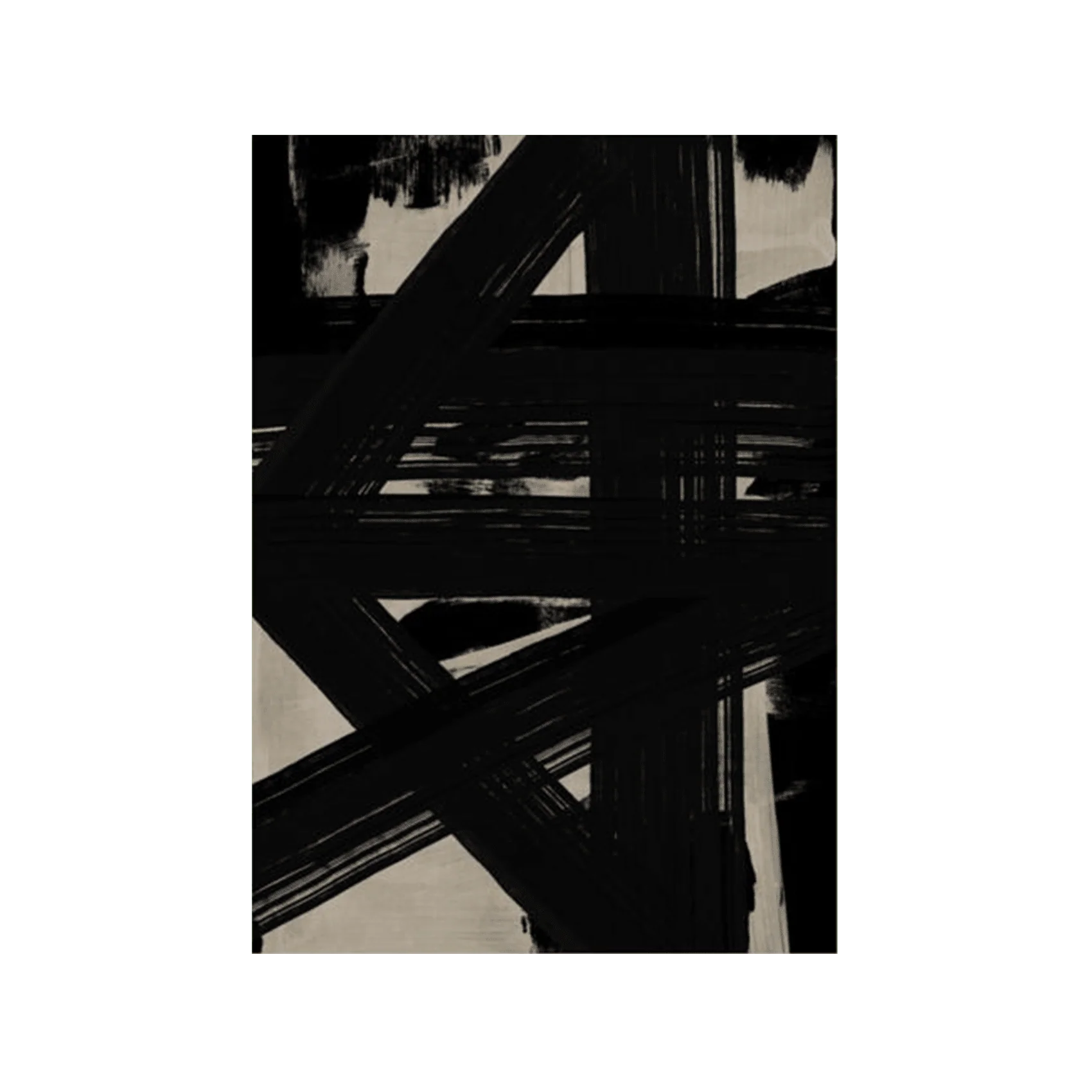 4MURS Tableau PIERRE coloris noir