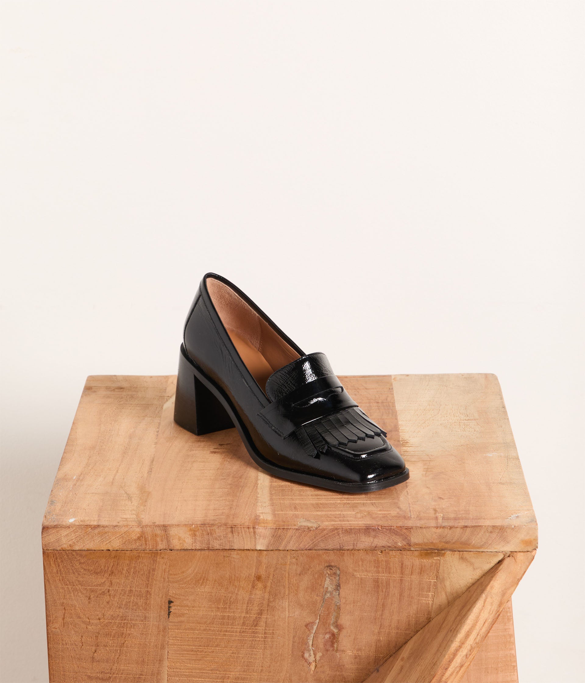 Mocassins vernis noirs Jay