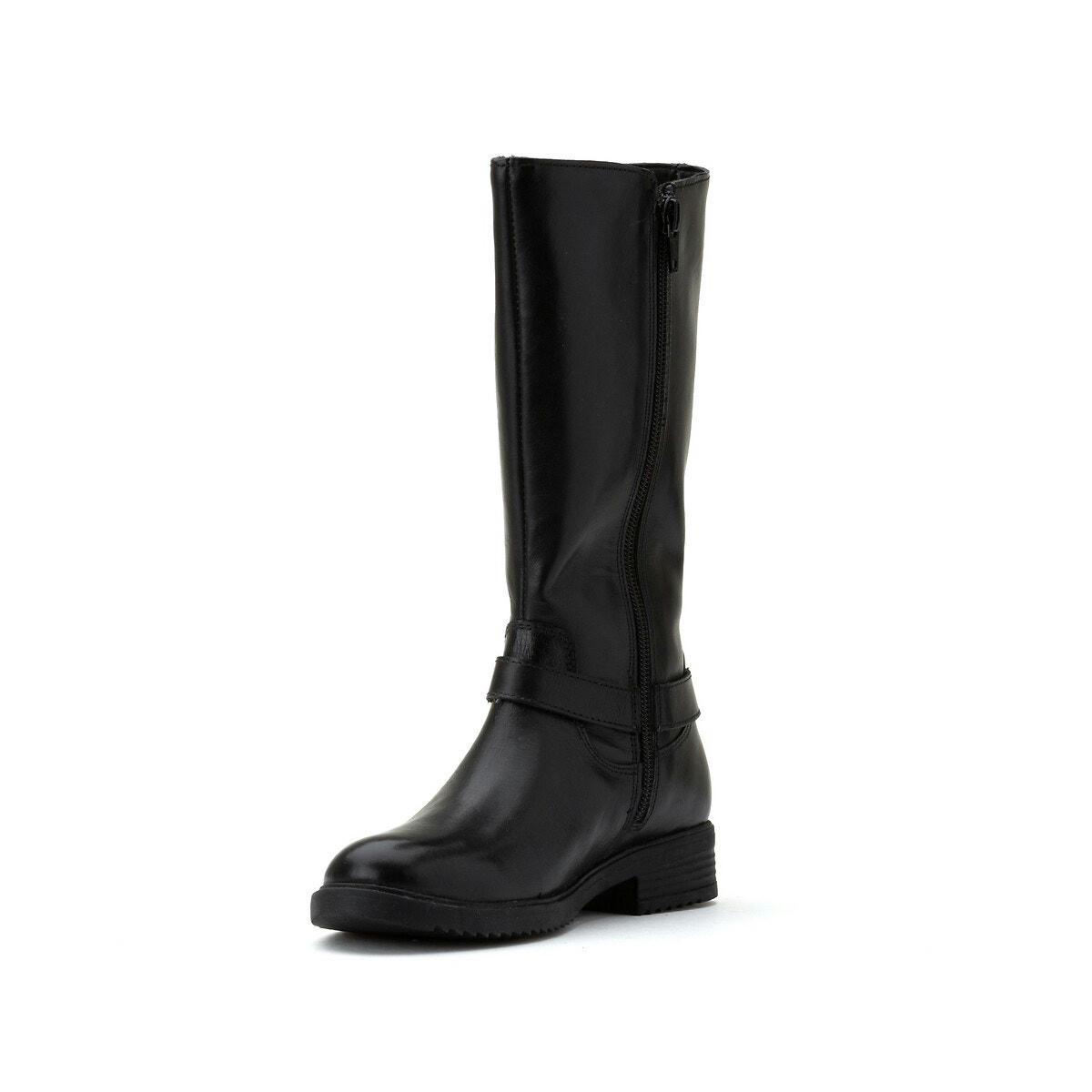 Bottes en cuir zippées esprit cavalière