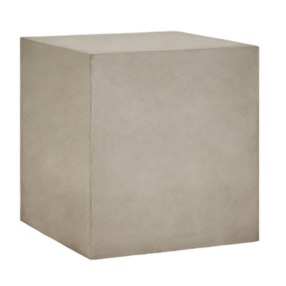 CHANTADA BY MARLOT BAUS - Table d’appoint du microciment en couleur liquen 40 cm