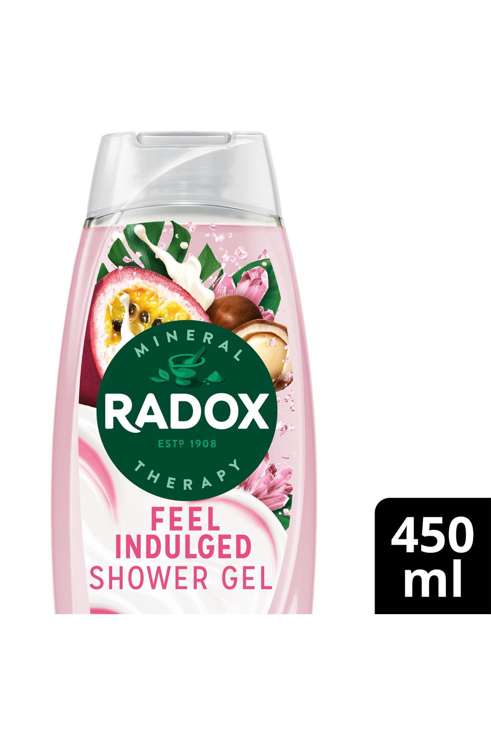Radox 6x Mineral Therapy Feel Indulged 'Shower Cream' Passion Fruit & Sea, 450ml