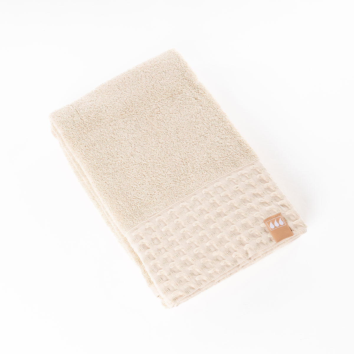 Toalha lençol de banho bege 90x150cm