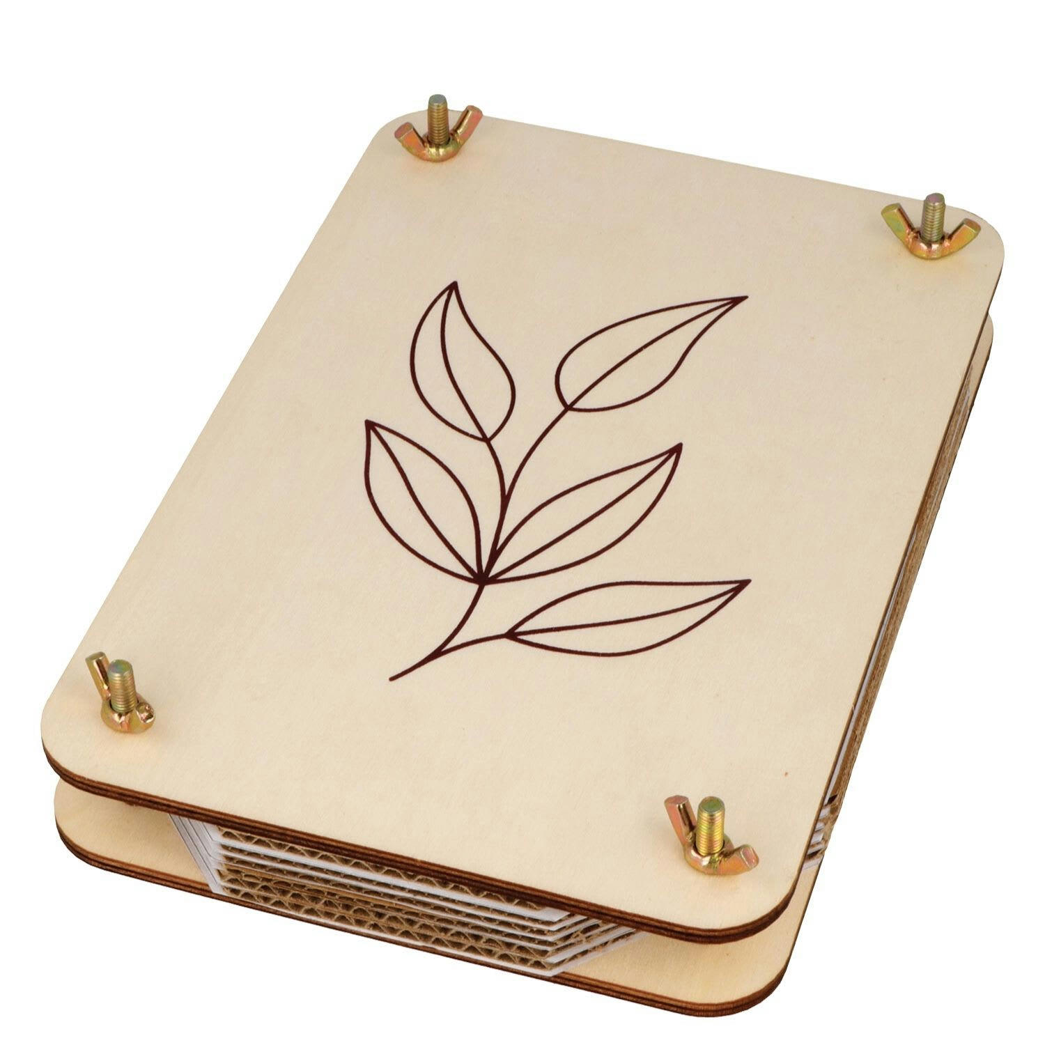 - Herbier + cadre en bois 31 cm