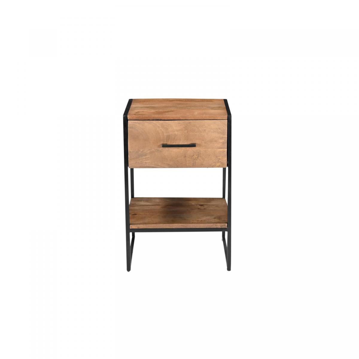 Livingfurn - Elin nachtkastje 40 cm mangohout - naturel