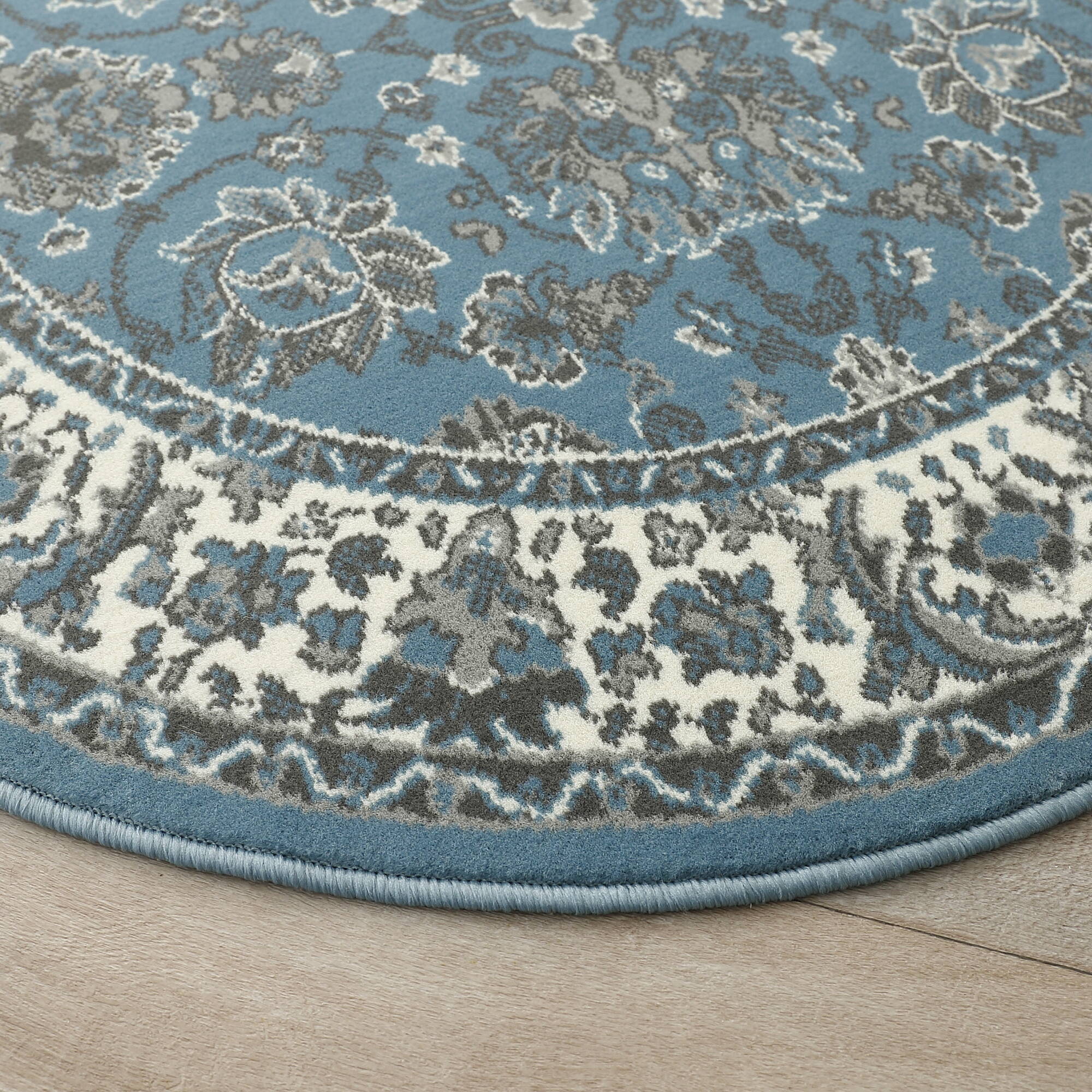 Tapis rond motifs perse