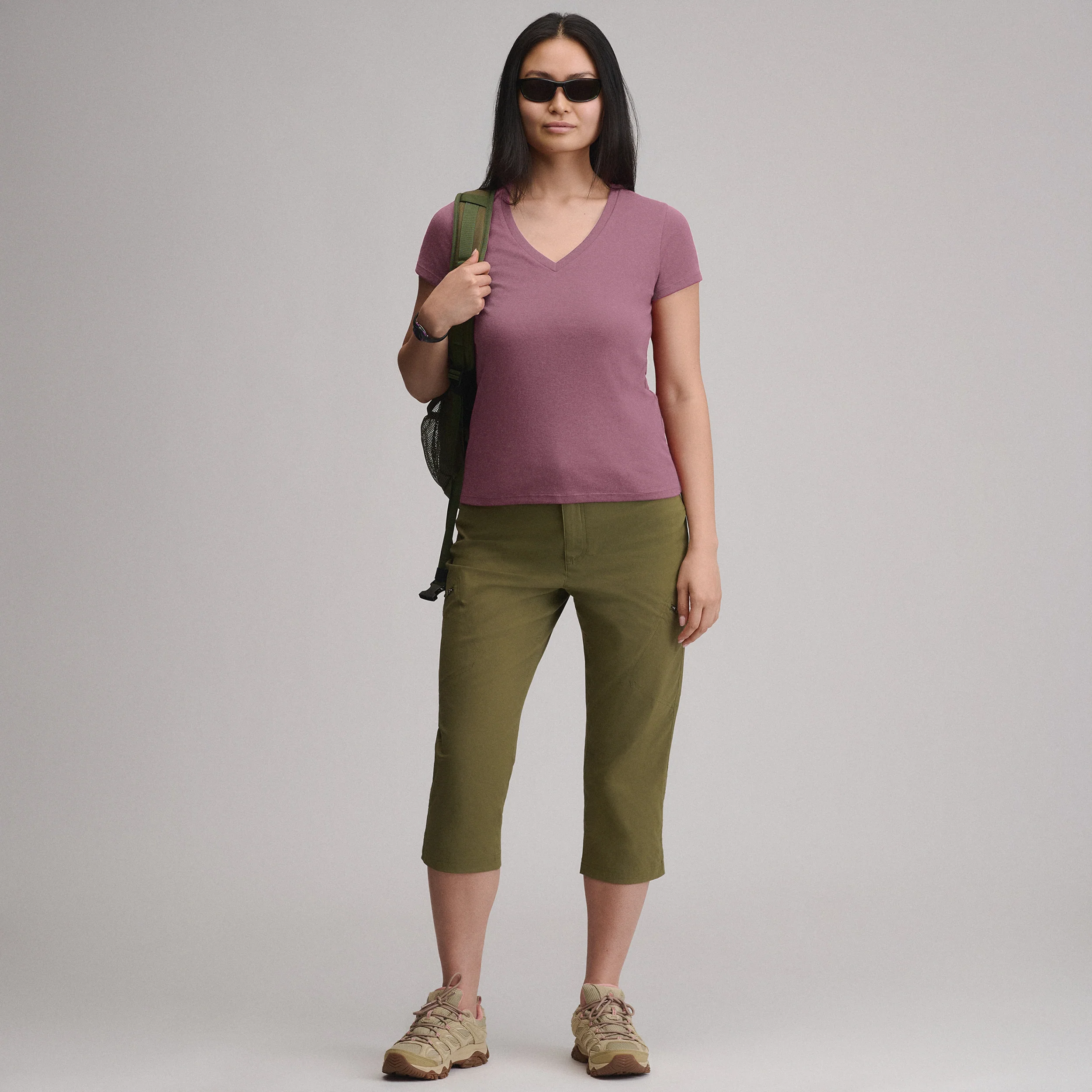 Women's Everyday Short-Sleeve V-Neck T-Shirt
