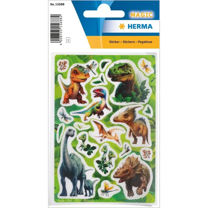 Sticker 20er-Set Dino World