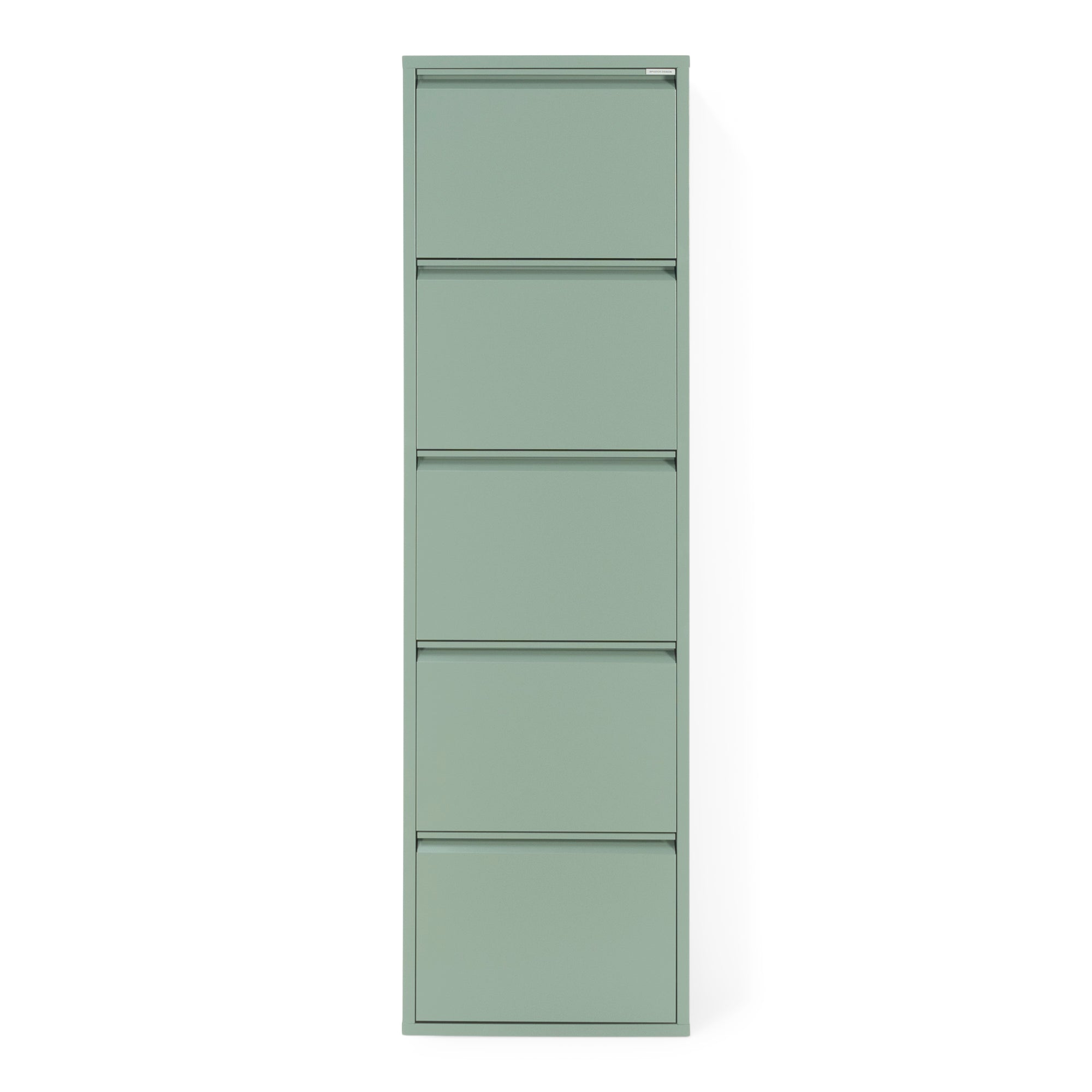 Spinder Design Billy 5 Schoenenkast - Dusty Green