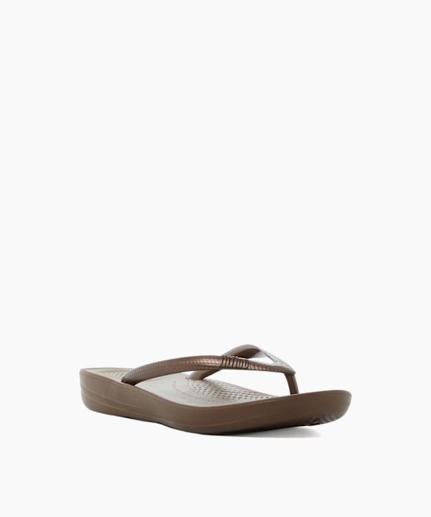 Iqushion Bronze - Wedge Flip Flop