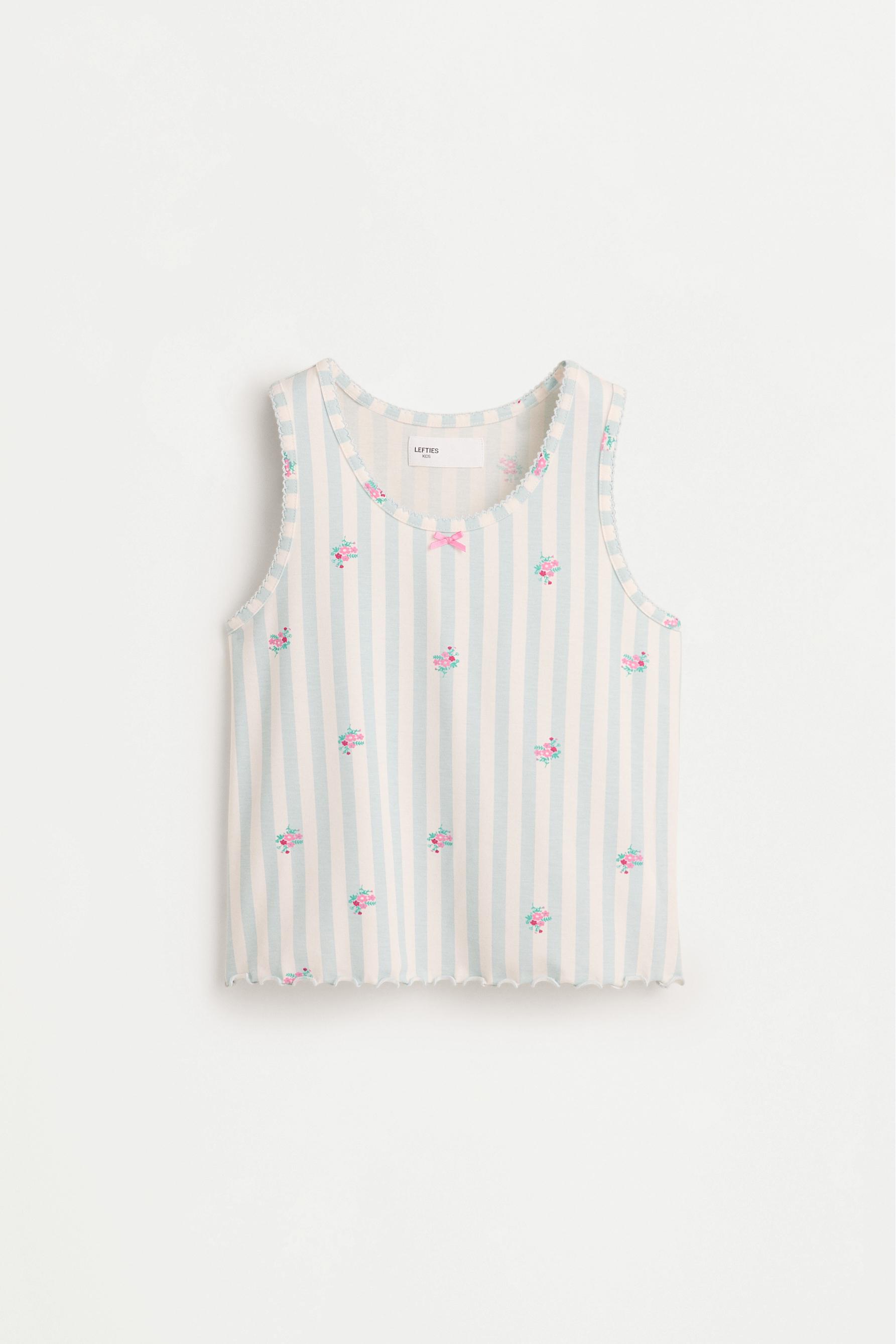 Pijama corto estampado
