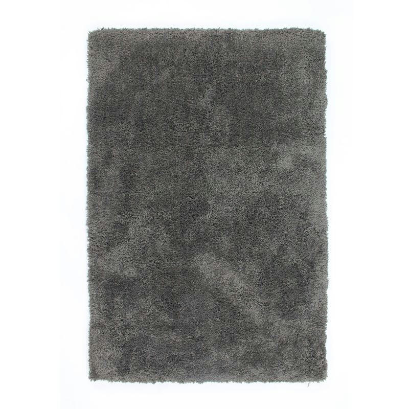 COCOON - Tapis toucher laineux et extra-doux taupe 120x170