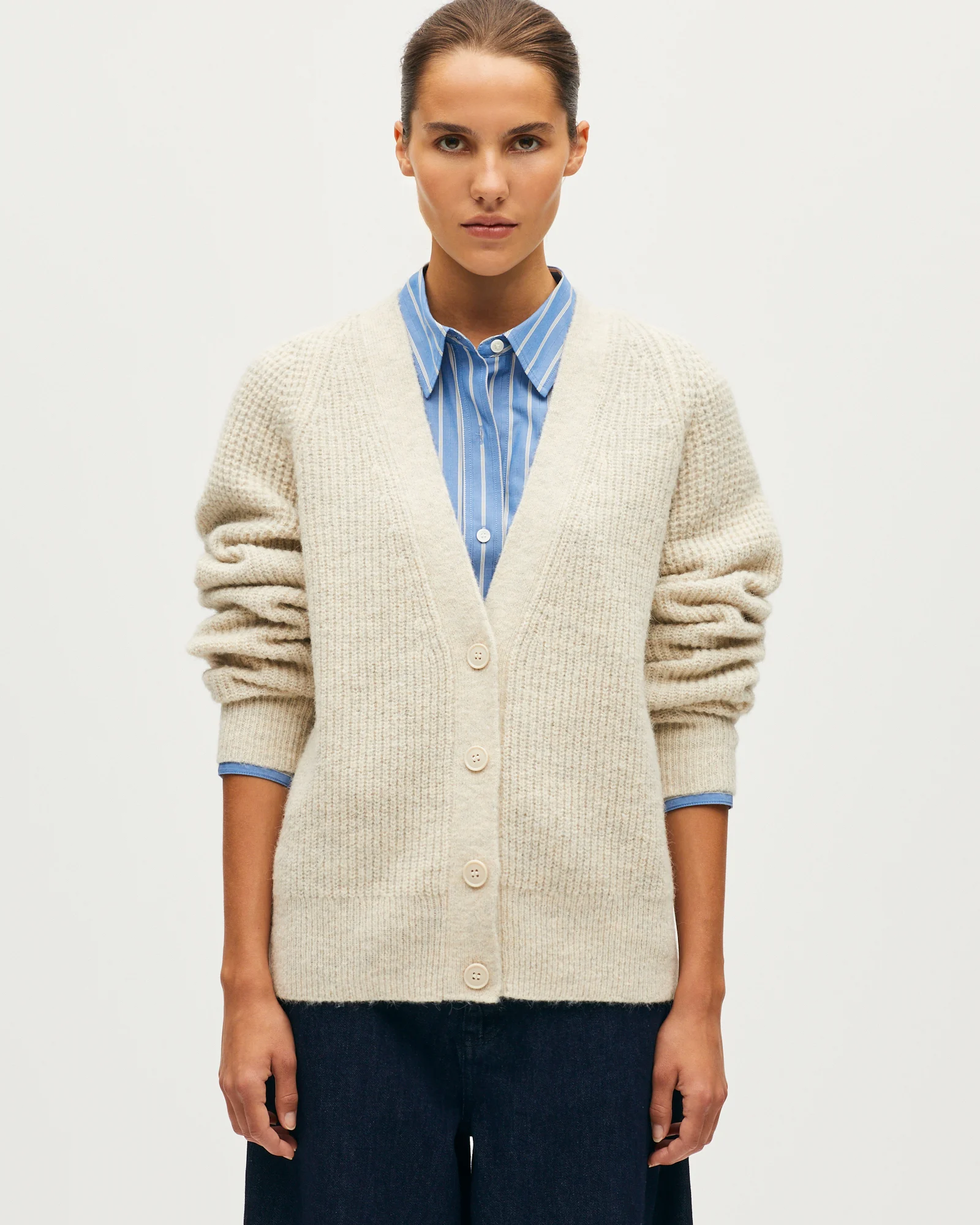 Cardigan col V