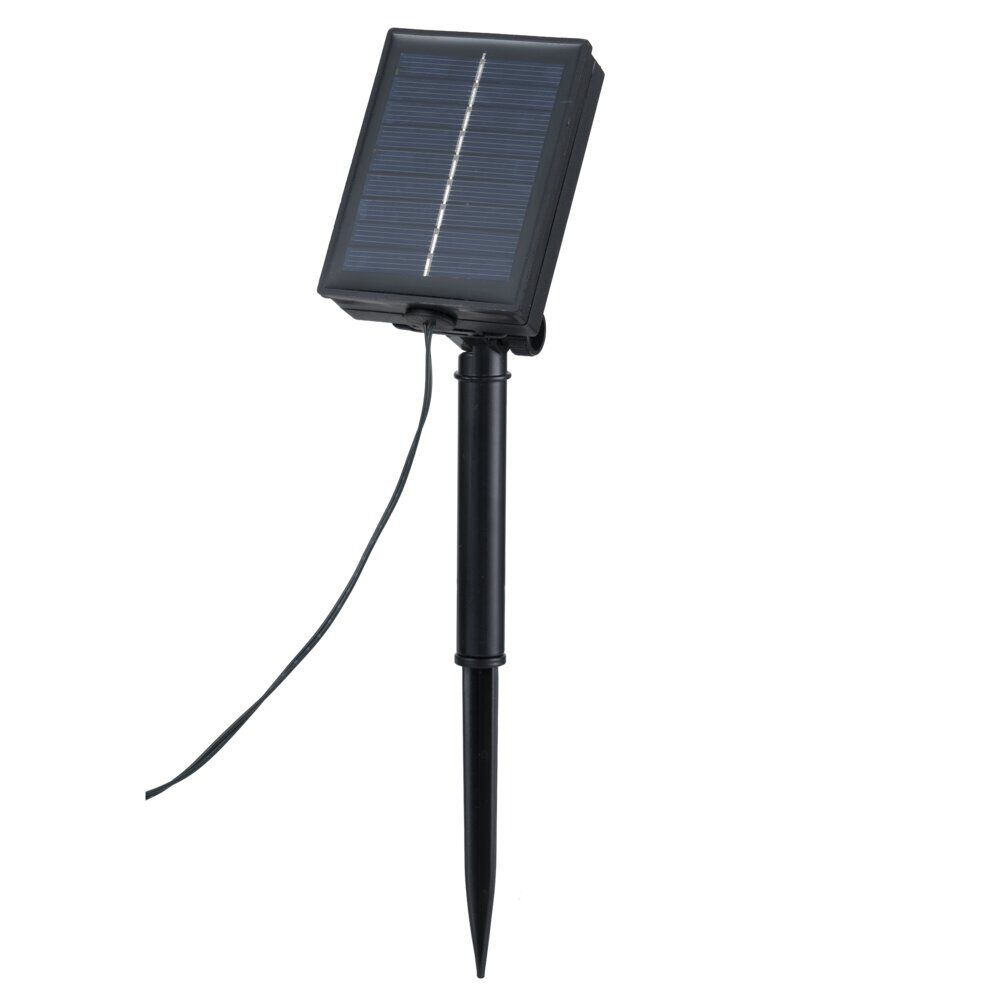 Guirlande de No&euml;l solaire lumineuse 240LED blanc froid et bleu 17,9 m d'éclairage