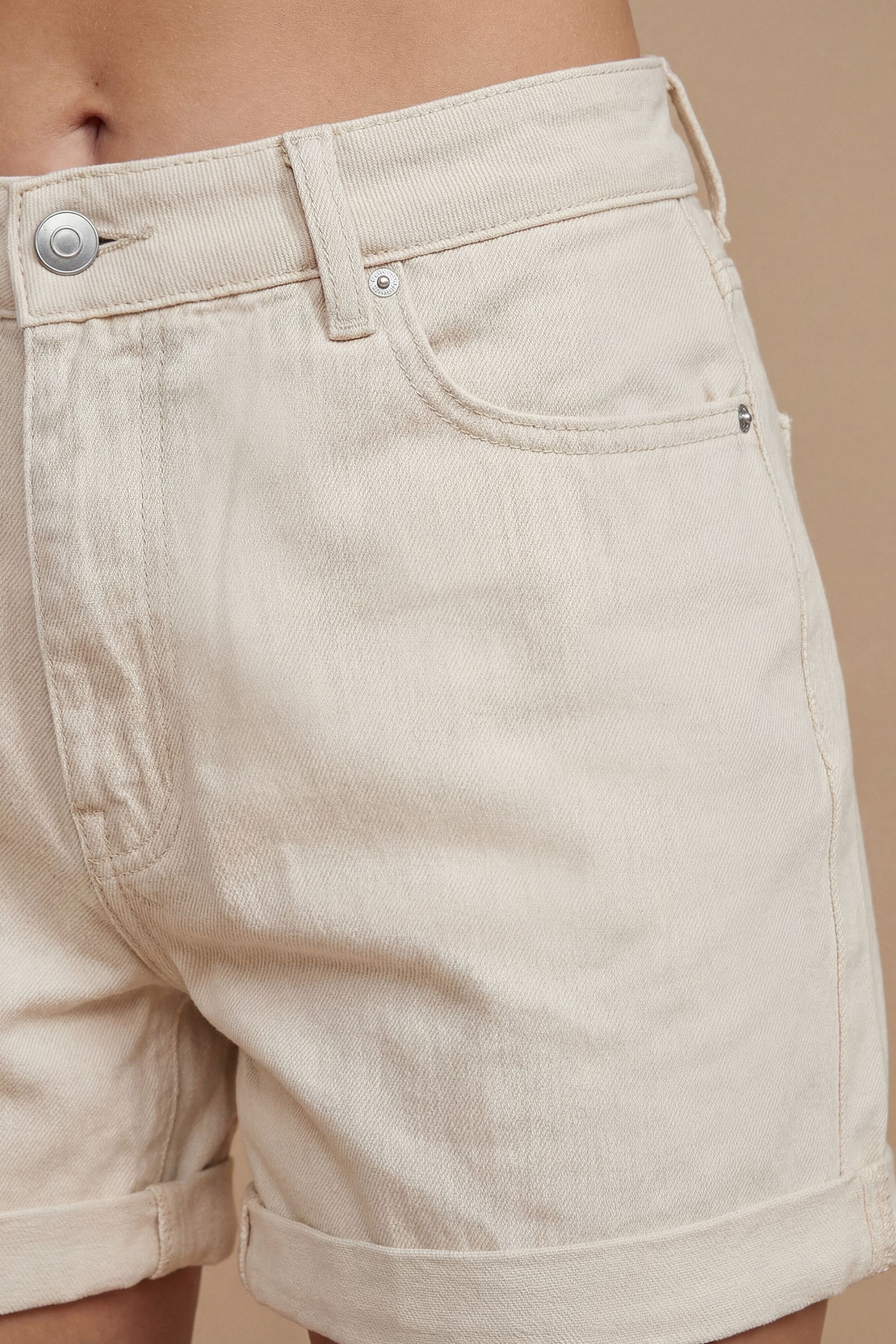 Dorothy Perkins Turn Up Denim Boyfriend Shorts