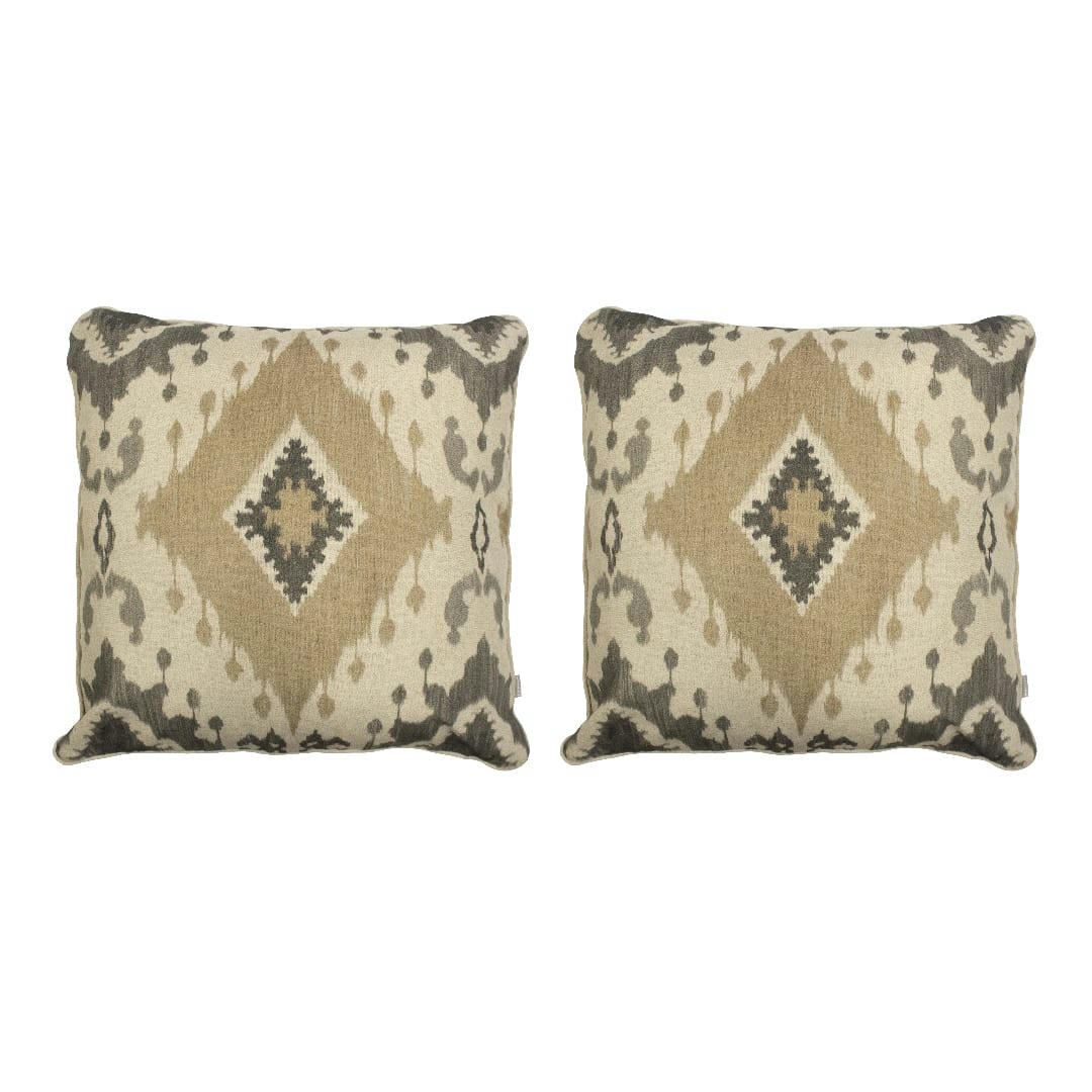PORTIA MAXI - 2 Housses de cousins 50x50 cm lin