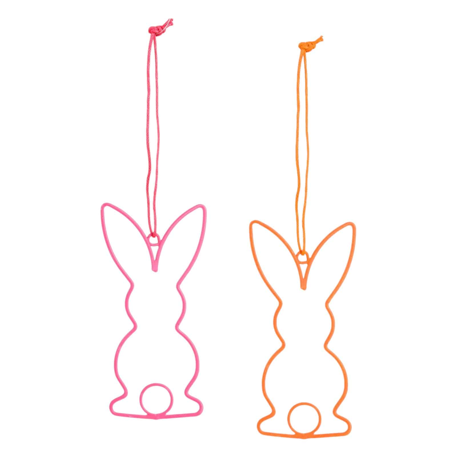 Deko-Anhänger Hase Pink,B 50 x H 95 mm, Variante nicht frei wählbar