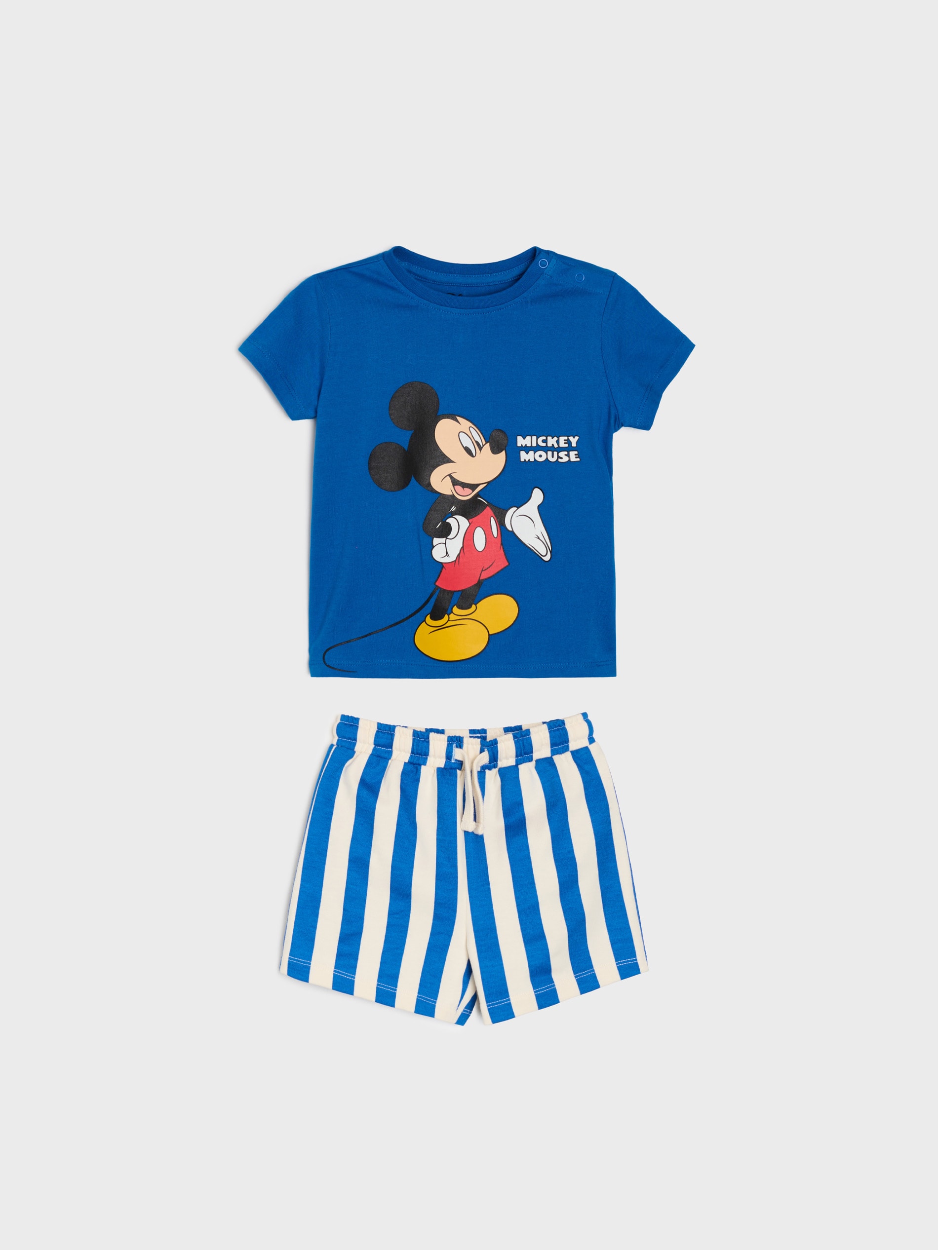 Komplet: koszulka i szorty Mickey Mouse