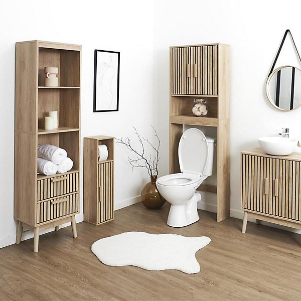 Colonne en bois 2 tiroirs Klaus -Type: Mobilier