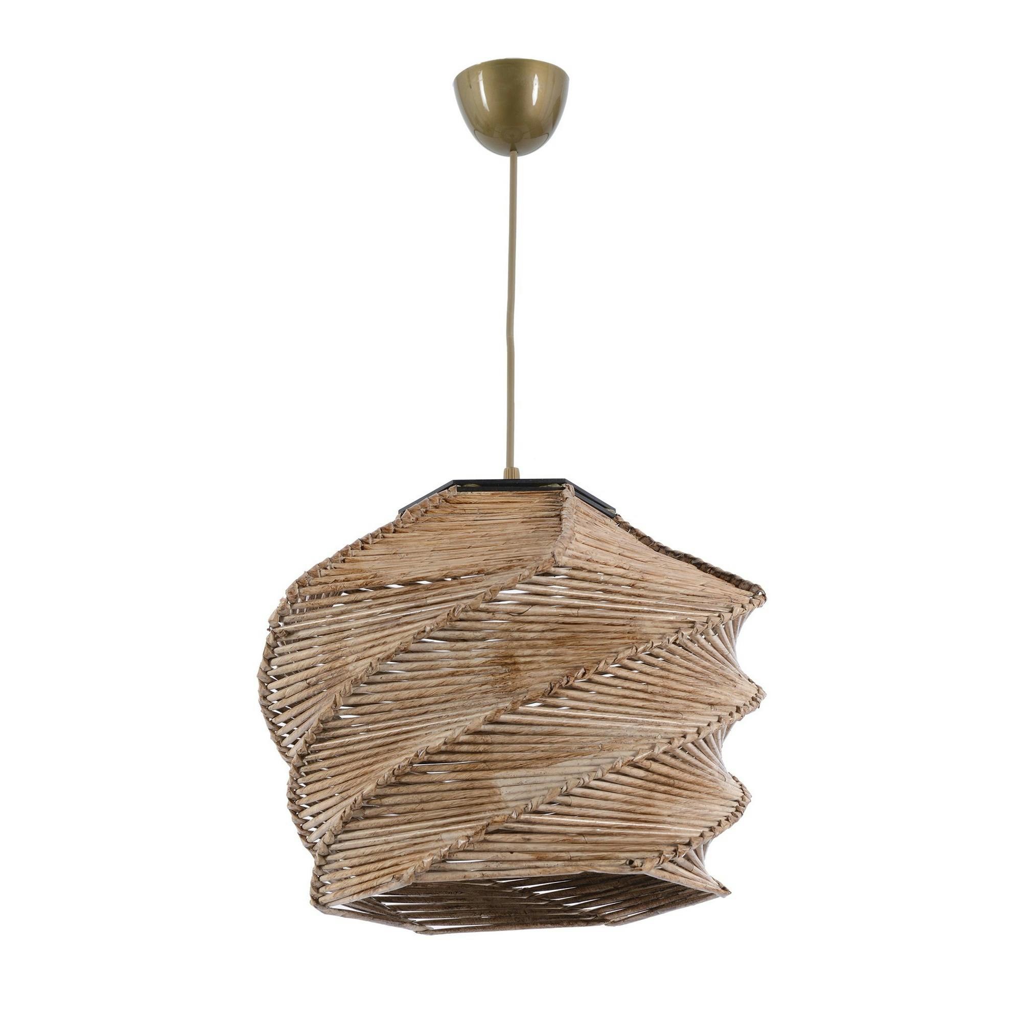 Suspension bohème forme ruche - effet bambou OLTEN