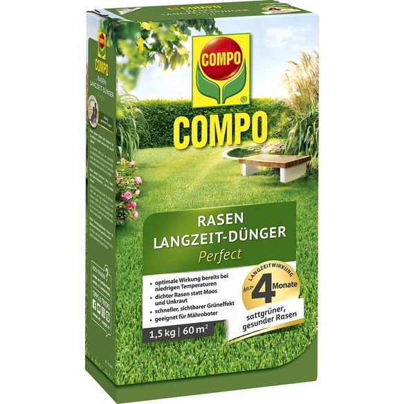 Rasendünger »Perfect«, Langzeit-Dünger, 1,5 kg