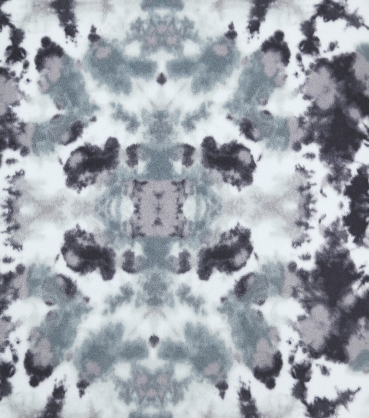 Gray Tie Dye Blend Anti Pill Fleece Fabric